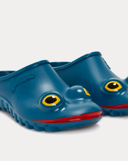 JW Anderson x Wellipets Frog Loafer Blue Slip Ons - 5
