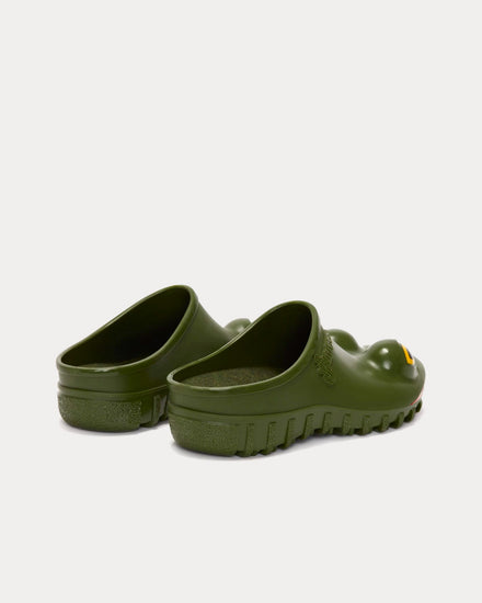 JW Anderson x Wellipets Frog Loafer Green Slip Ons - 4
