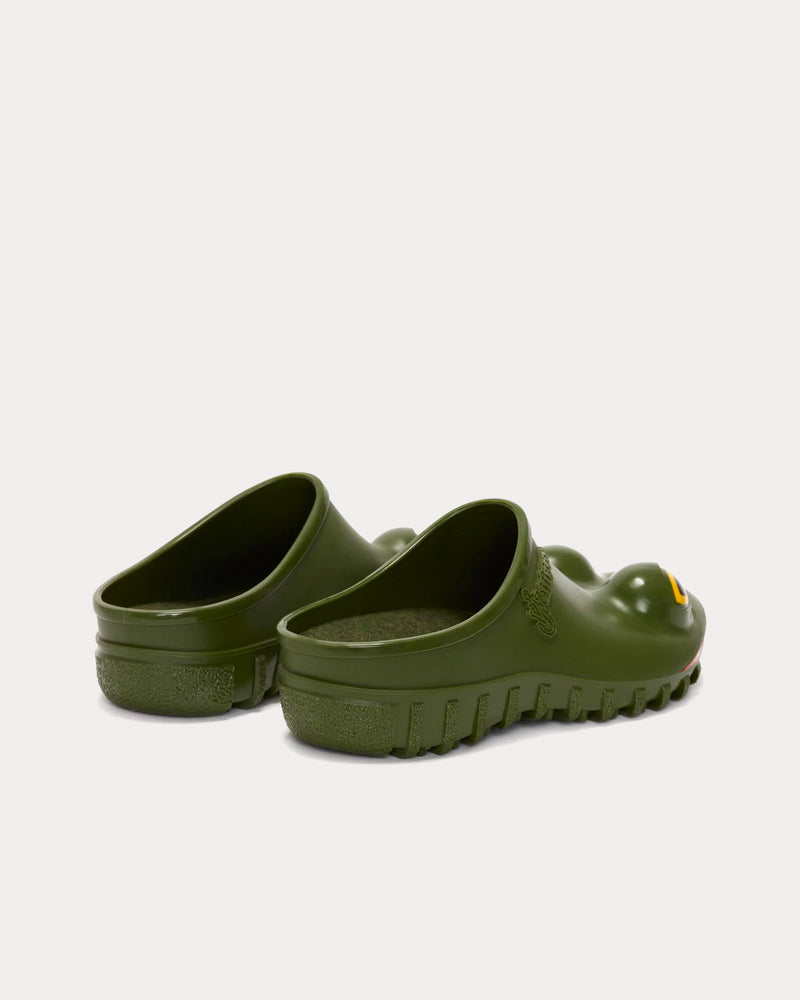 JW Anderson x Wellipets Frog Loafer Green Slip Ons - 4