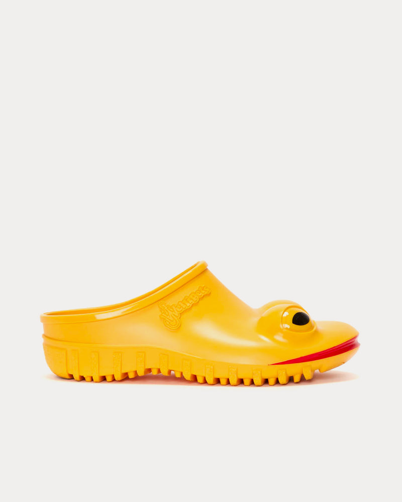 JW Anderson x Wellipets Frog Loafer Yellow Slip Ons - 1