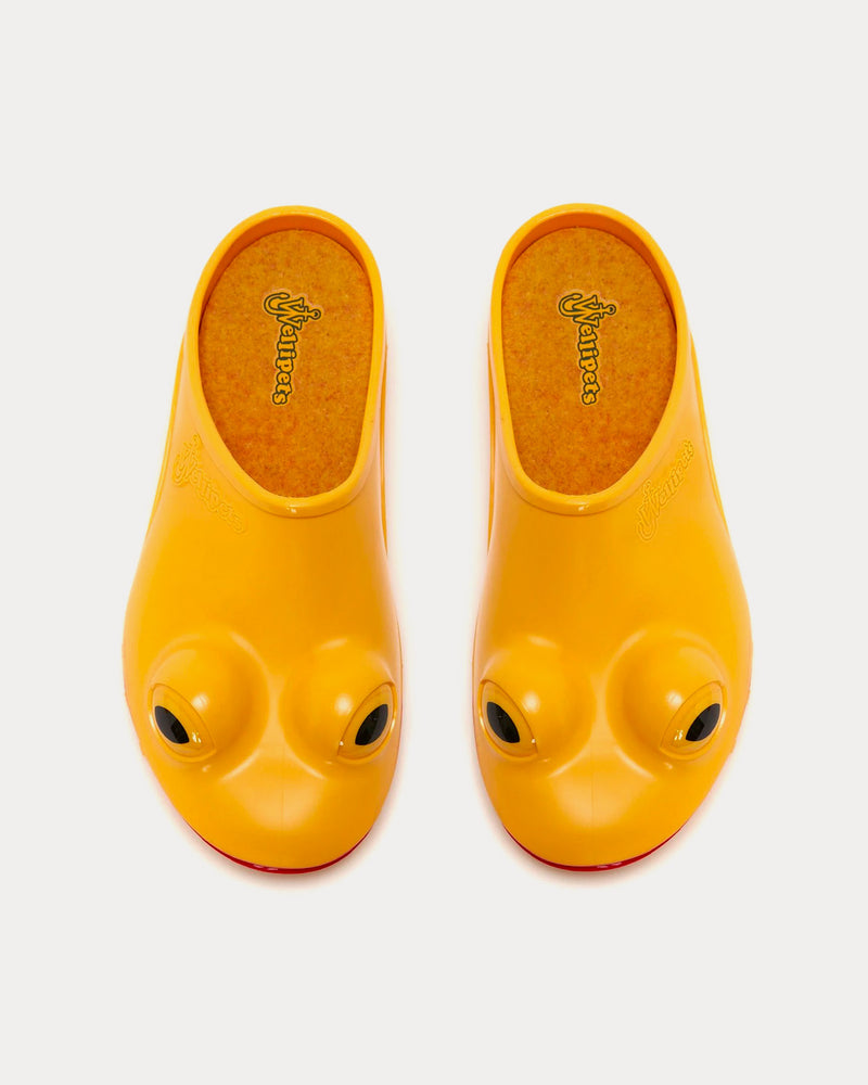 JW Anderson x Wellipets Frog Loafer Yellow Slip Ons - 2