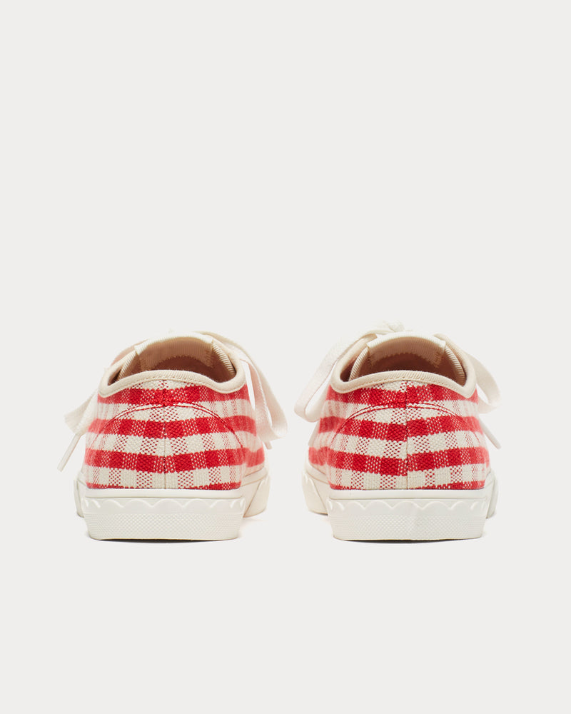 Kate Spade Vale Gingham Lava Falls Low Top Sneakers - 4