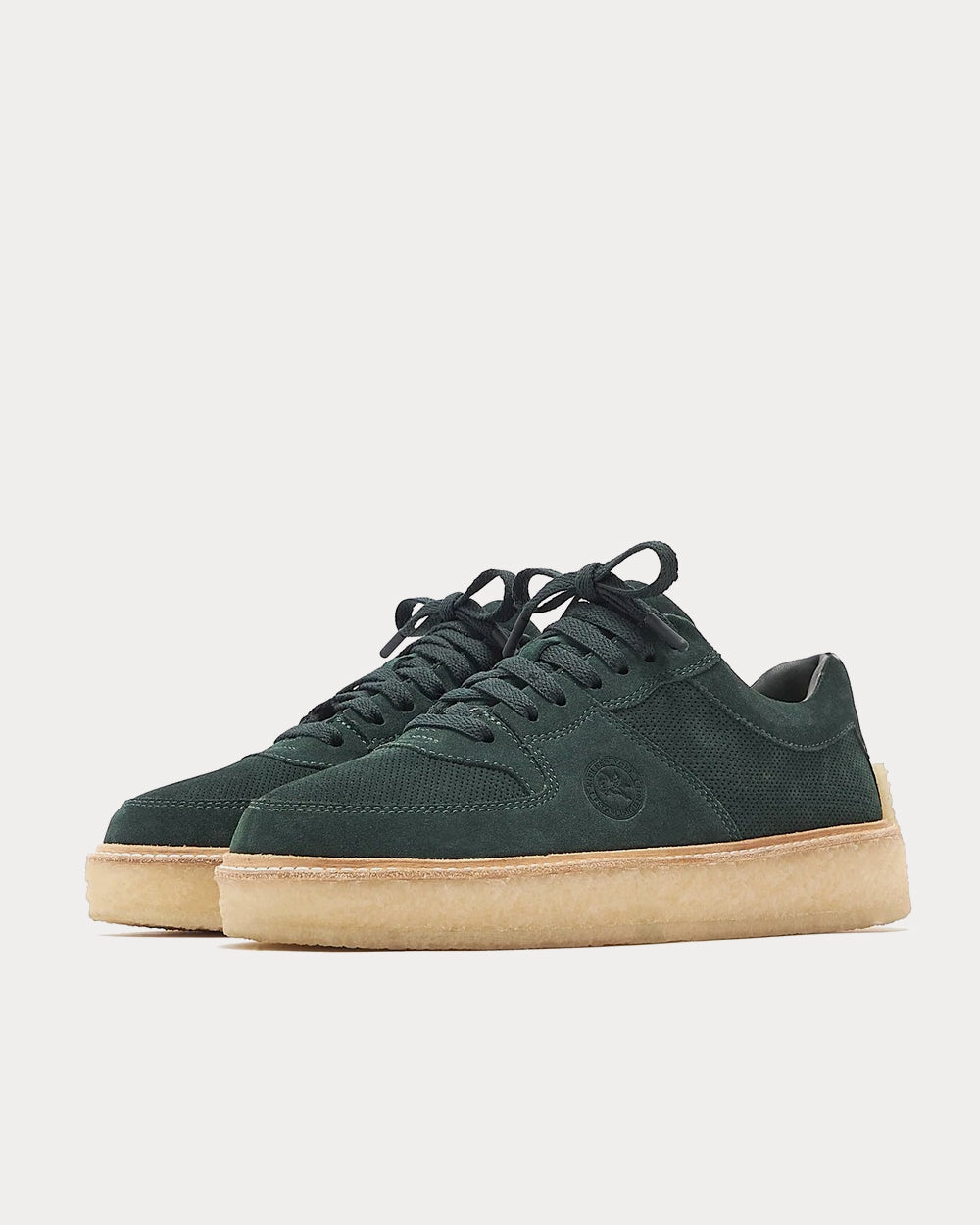 Clarks x Kith - Lockhill Suede Dark Teal Low Top Sneakers