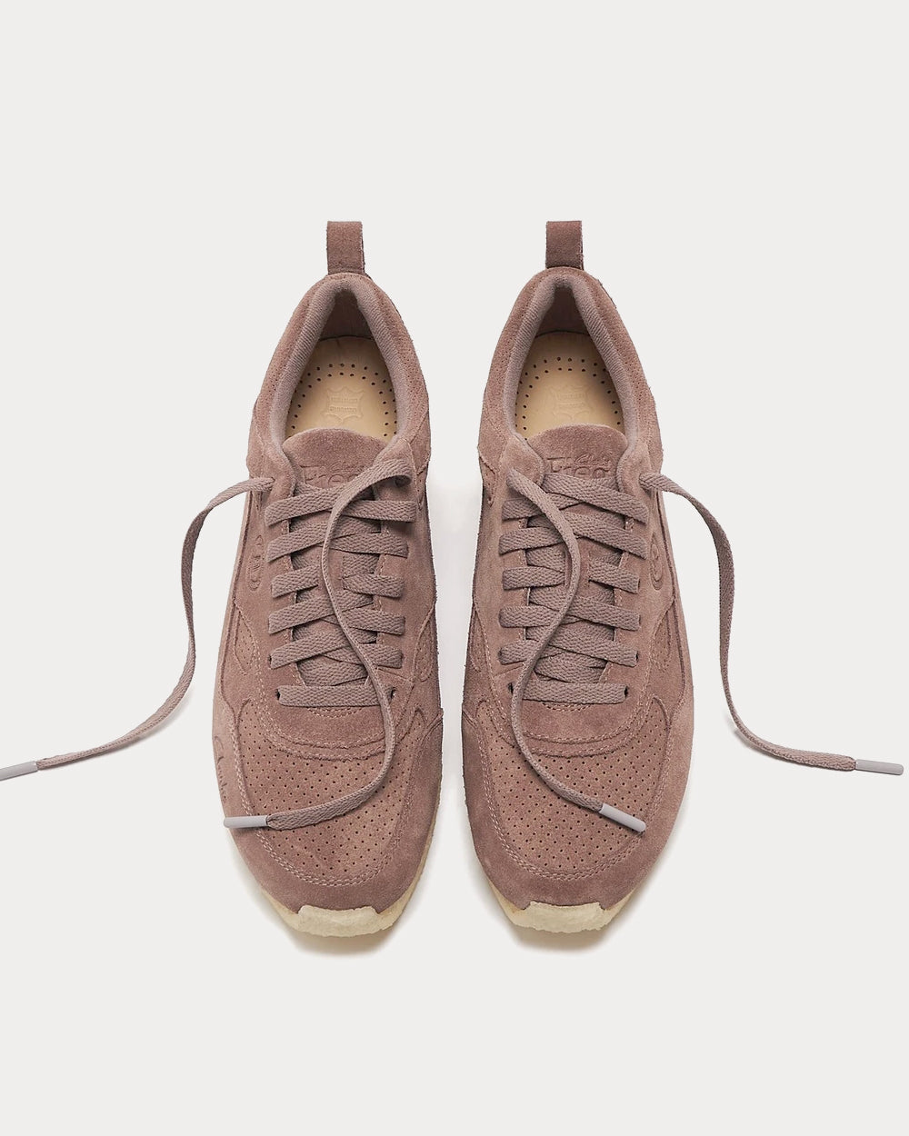 Clarks x Kith - Lockhill Suede Mauve Low Top Sneakers