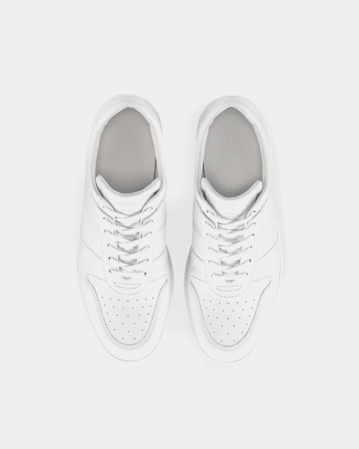 Koio - Aventino Triple White Low Top Sneakers