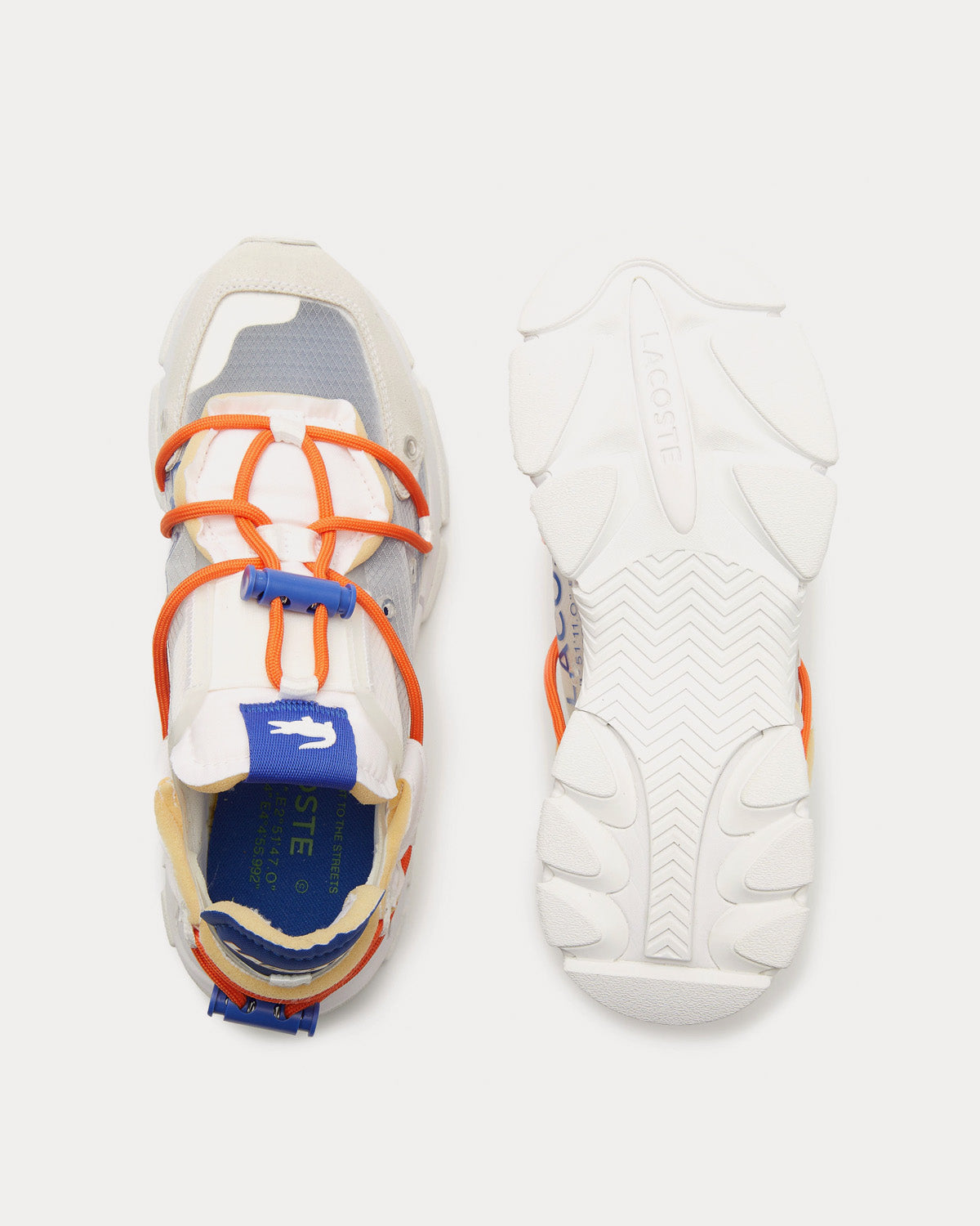 Lacoste - L003 RWY White / Blue Low Top Sneakers