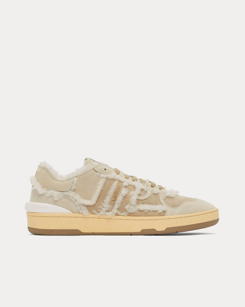 Lanvin Clay Beige Low Top Sneakers - 1