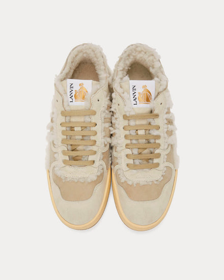 Lanvin Clay Beige Low Top Sneakers - 2