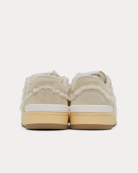 Lanvin Clay Beige Low Top Sneakers - 3