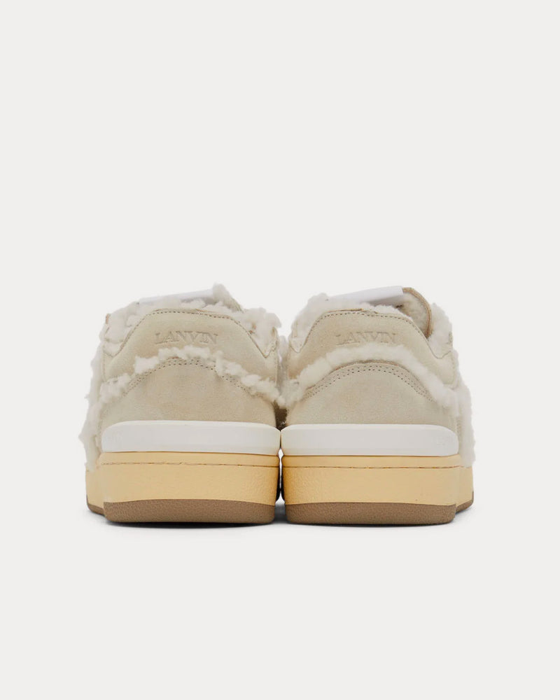 Lanvin Clay Beige Low Top Sneakers - 3