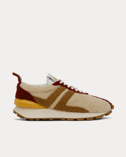 Lanvin BumpR Fleece Beige / Camel Low Top Sneakers - 1