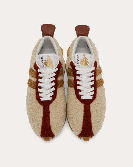Lanvin BumpR Fleece Beige / Camel Low Top Sneakers - 2