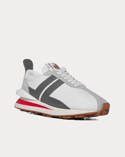 Lanvin Nylon BumpR White / Dark Grey Low Top Sneakers - 2
