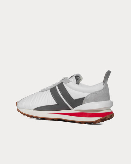 Lanvin Nylon BumpR White / Dark Grey Low Top Sneakers - 3