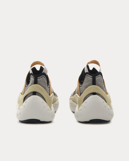 Lanvin Mesh Flash-X Ecru Low Top Sneakers - 4