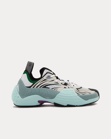 Lanvin Mesh Flash-X Lanvin Blue Low Top Sneakers - 1