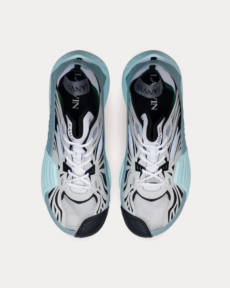 Lanvin Mesh Flash-X Lanvin Blue Low Top Sneakers - 2