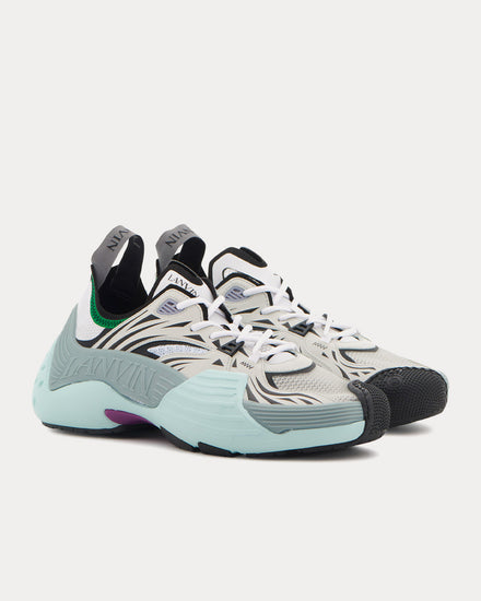 Lanvin Mesh Flash-X Lanvin Blue Low Top Sneakers - 3