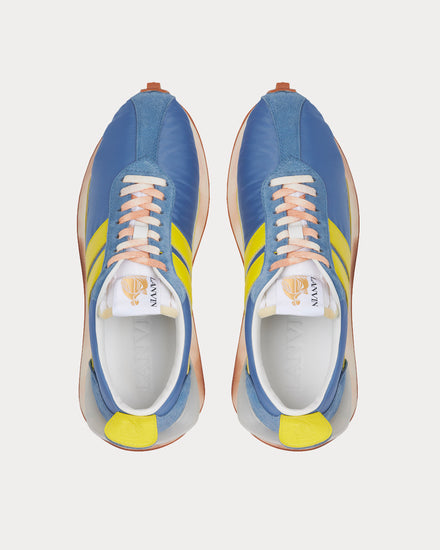 Lanvin Nylon BumpR Light Blue Low Top Sneakers - 3