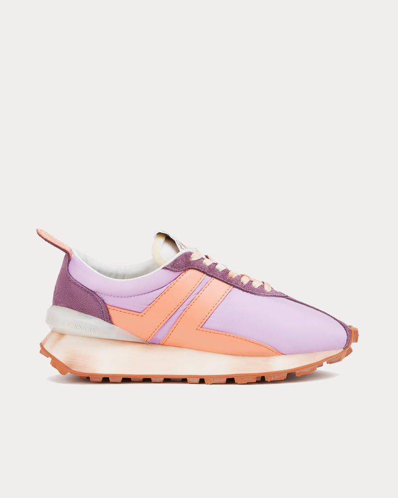 Lanvin Nylon BumpR Violet Low Top Sneakers - 1