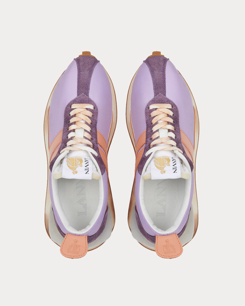 Lanvin Nylon BumpR Violet Low Top Sneakers - 3