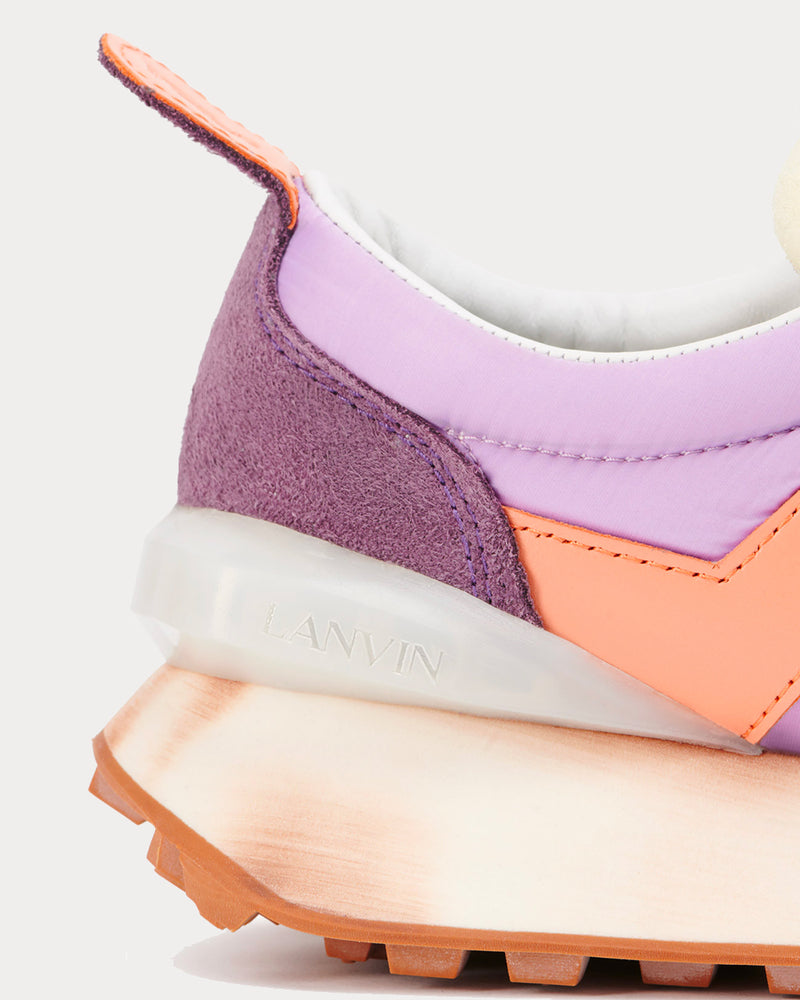 Lanvin Nylon BumpR Violet Low Top Sneakers - 5