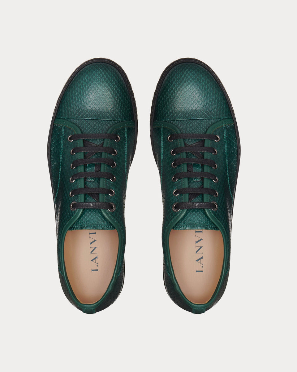 Lanvin python sneakers hotsell