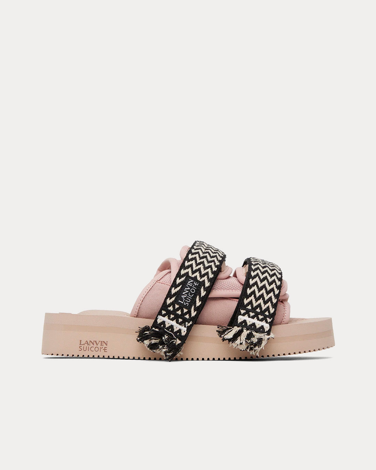 Lanvin x Suicoke - Pale Pink Nubuck Sandals