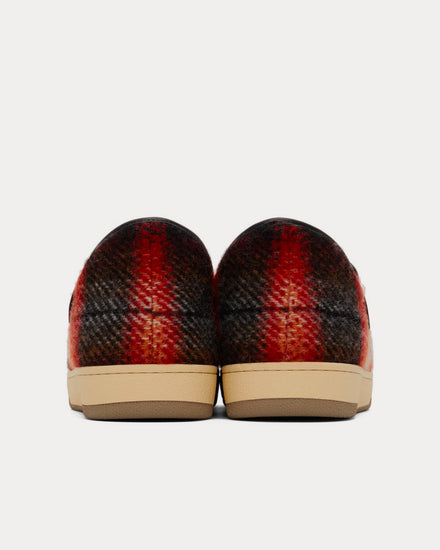 Lanvin Cosy Red / White Slip Ons - 3