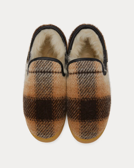 Lanvin Cosy Beige / White Slip Ons - 2