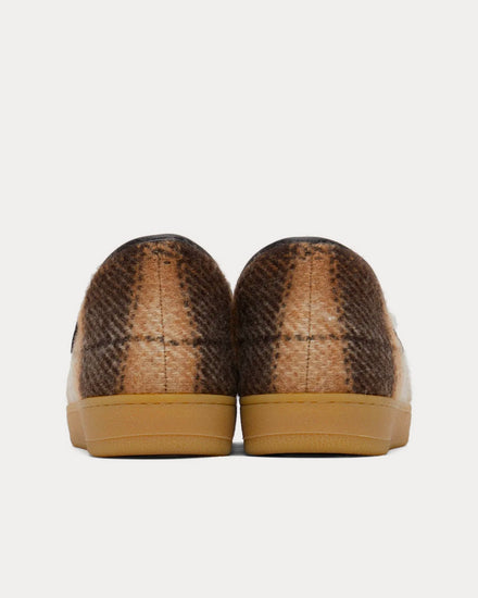 Lanvin Cosy Beige / White Slip Ons - 3