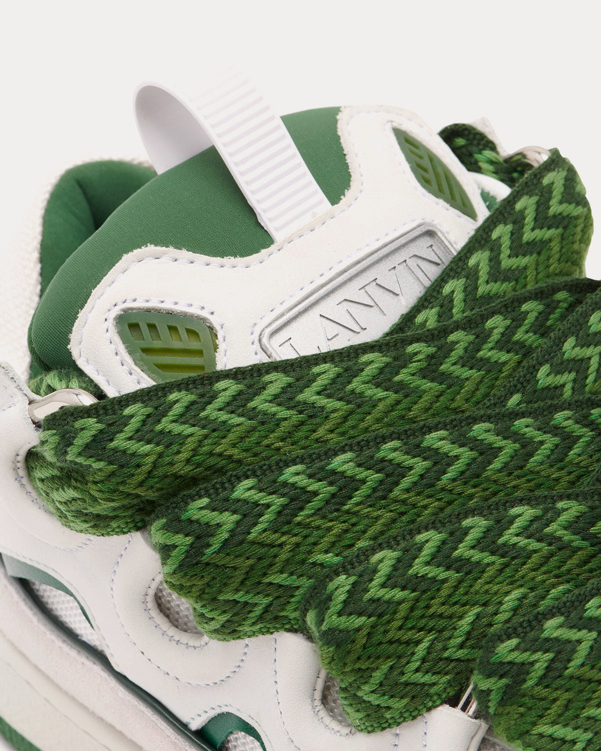 Lanvin White Cotton Low Top Sneakers main image 1