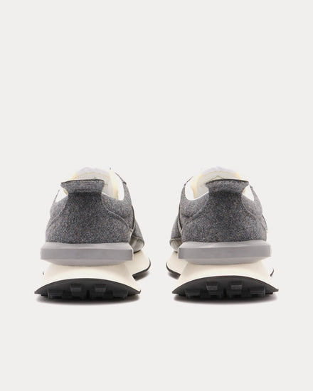 Lanvin Bumpr Felt Dark Grey Low Top Sneakers - 4