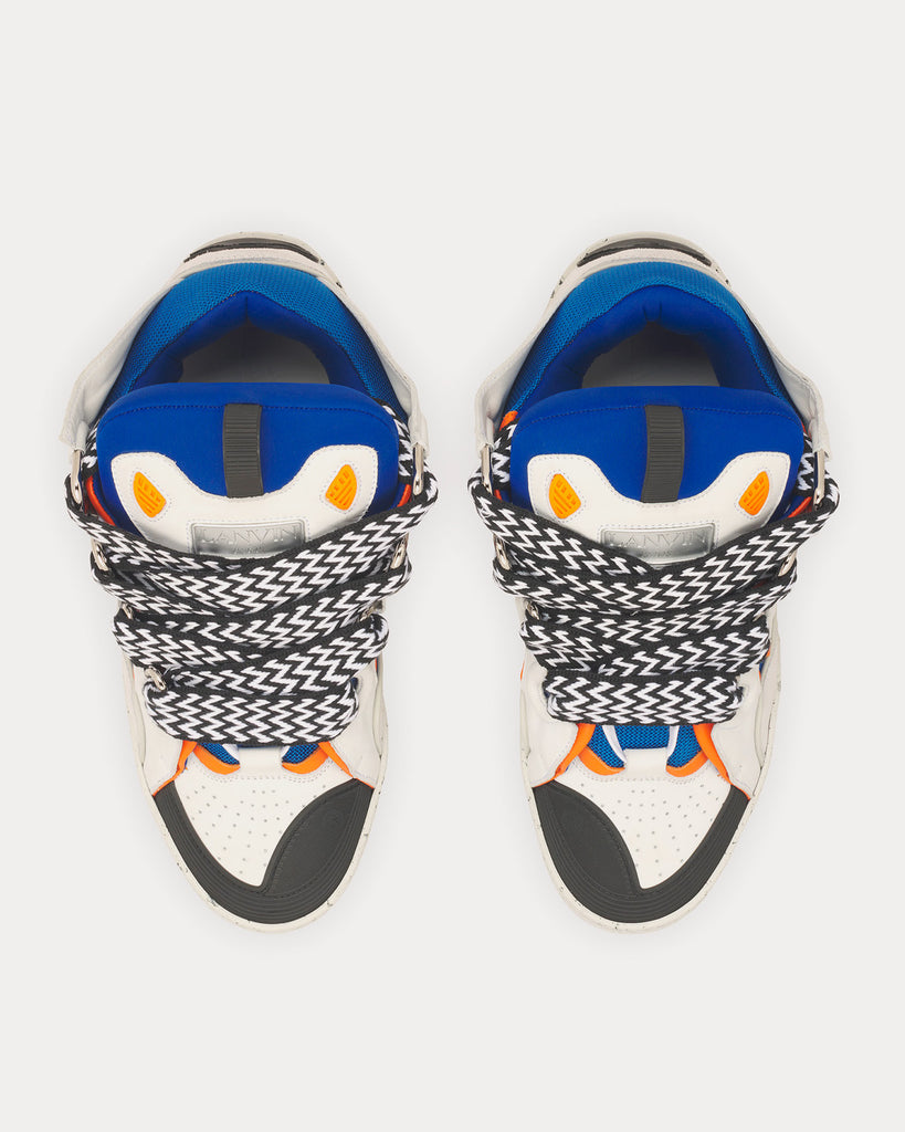 Blue orange white sneakers sale