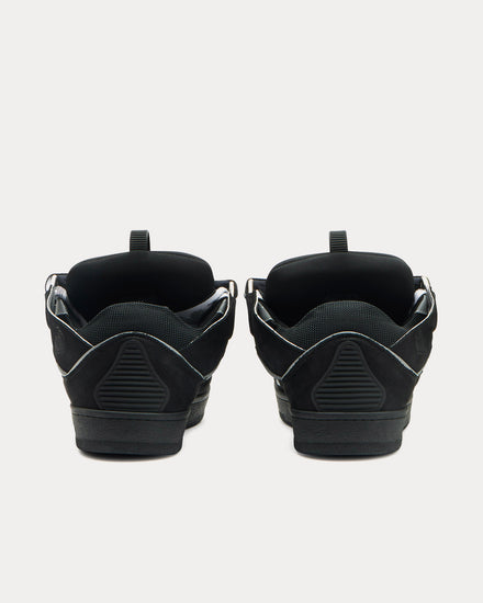 Lanvin Curb Leather Black Low Top Sneakers - 4