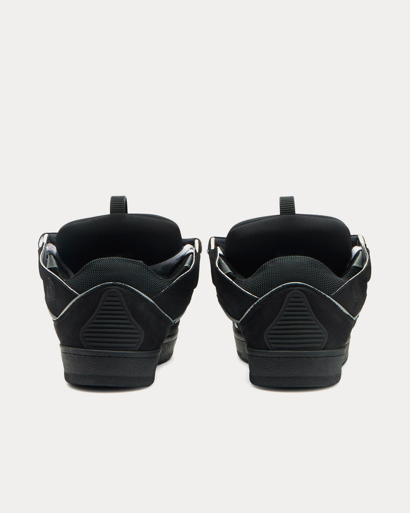 Lanvin Curb Leather Black Low Top Sneakers - 4
