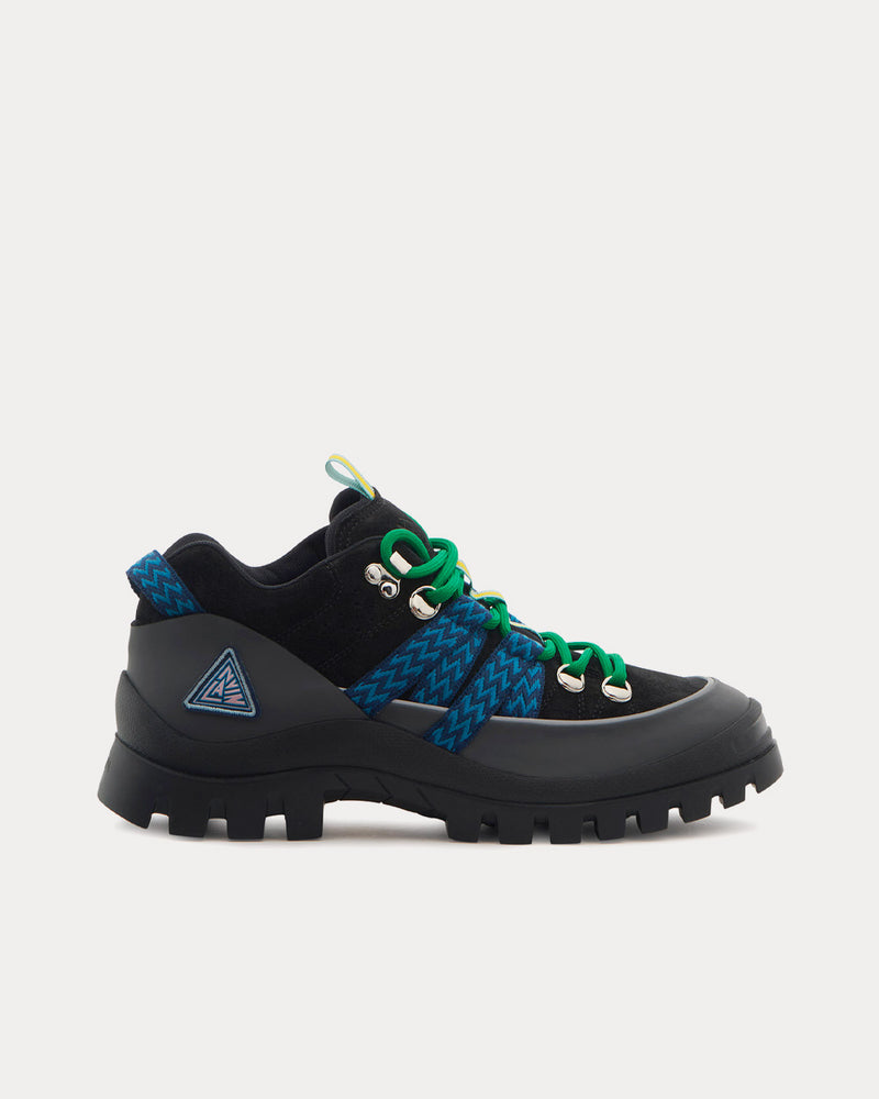 Lanvin Hiking Black / Dark Grey Low Top Sneakers - 1