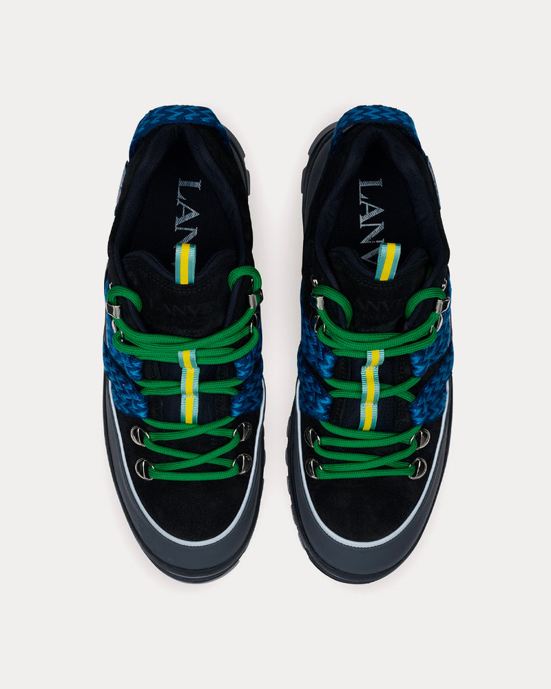 Lanvin Hiking Black / Dark Grey Low Top Sneakers - 2