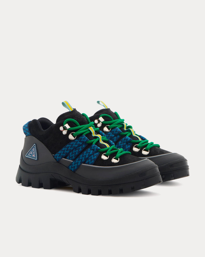 Lanvin Hiking Black / Dark Grey Low Top Sneakers - 3