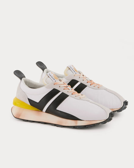 Lanvin Nylon BumpR White Low Top Sneakers - 2