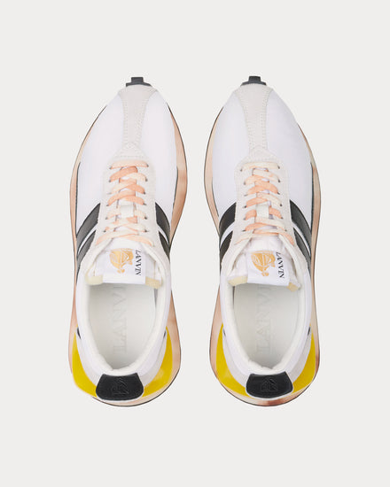 Lanvin Nylon BumpR White Low Top Sneakers - 3