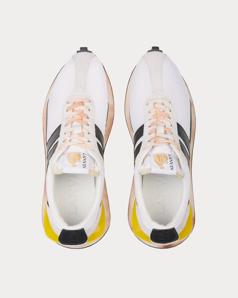 Lanvin Nylon BumpR White Low Top Sneakers - 3