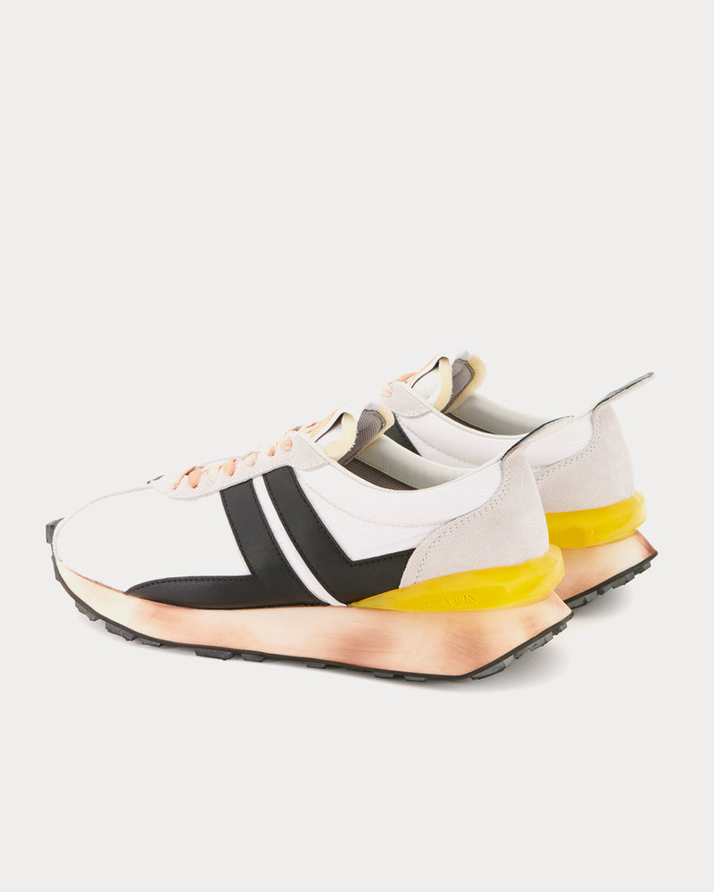 Lanvin Nylon BumpR White Low Top Sneakers - 4