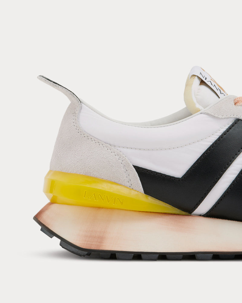 Lanvin Nylon BumpR White Low Top Sneakers - 5
