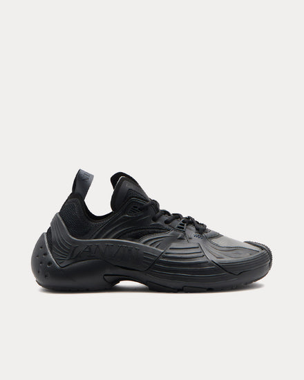 Lanvin Mesh Flash-X Black Low Top Sneakers - 1