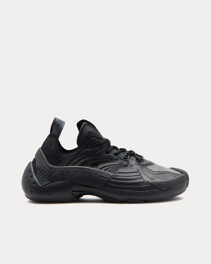 Lanvin Mesh Flash-X Black Low Top Sneakers - 1