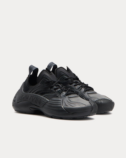 Lanvin Mesh Flash-X Black Low Top Sneakers - 3