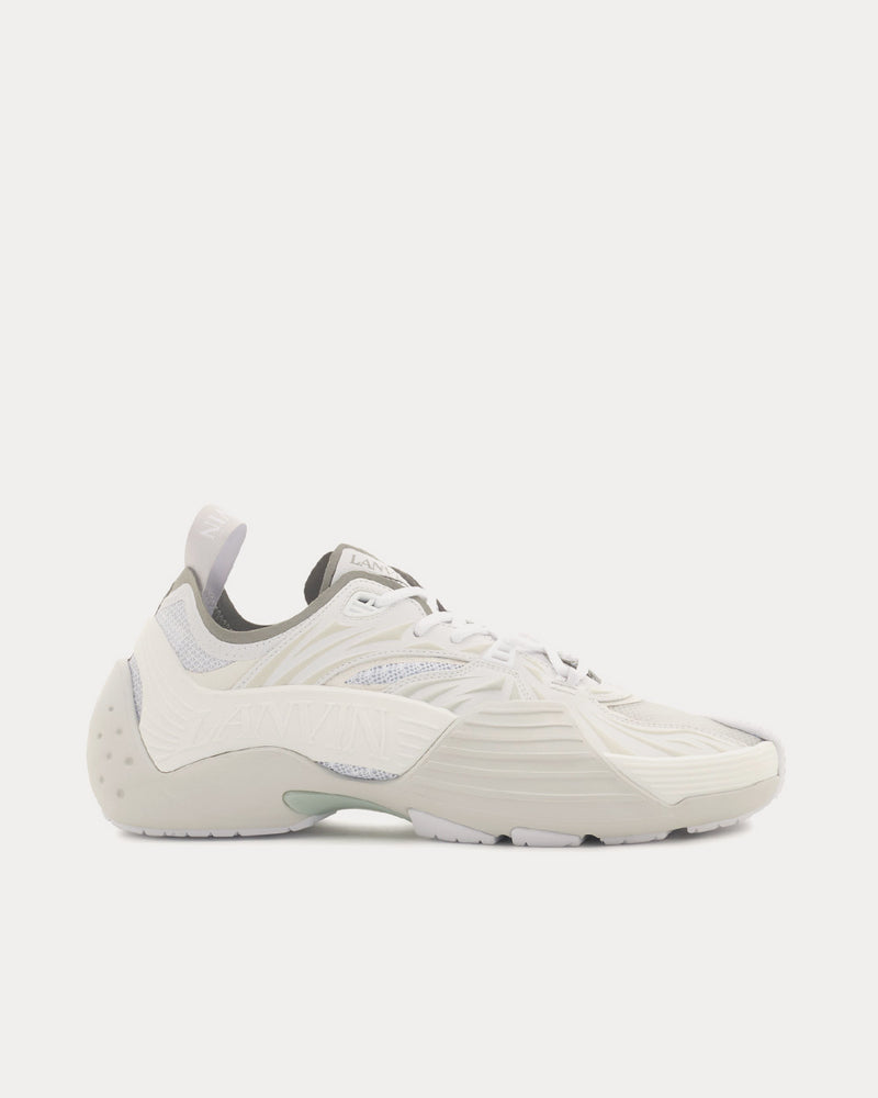 Lanvin Mesh Flash-X White Low Top Sneakers - 1