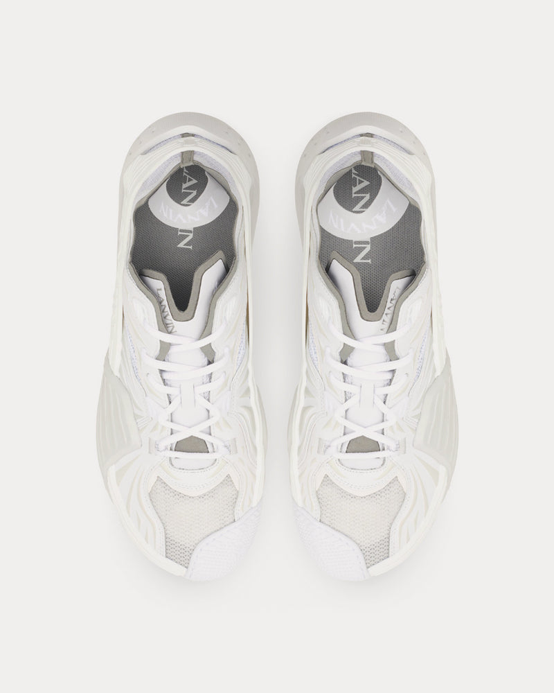 Lanvin Mesh Flash-X White Low Top Sneakers - 2
