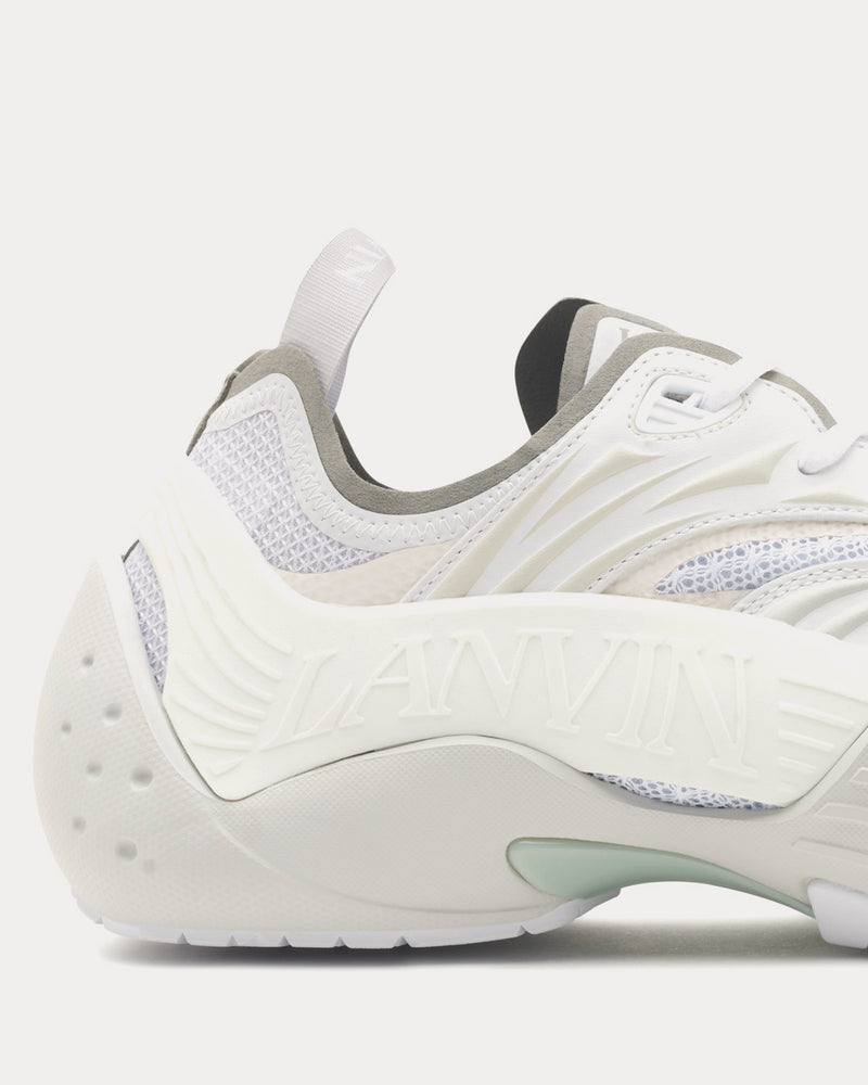 Lanvin Mesh Flash-X White Low Top Sneakers - 5